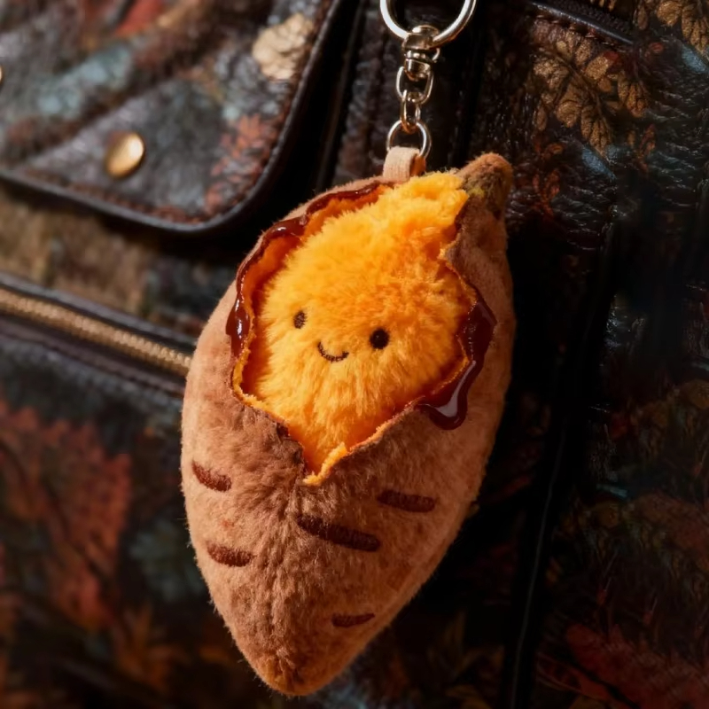 1/2pcs Cute Sweet Potato Plush - đánh giá và giá Gaming Console Keychain
