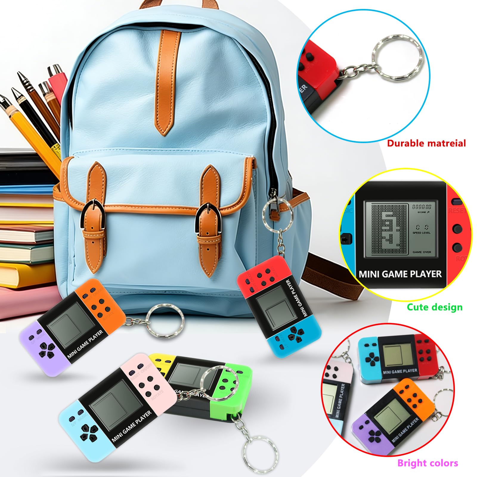 10-120 chiếc Máy chơi game cầm - đánh giá và giá Gaming Console Keychain